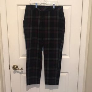 Express columnist plaid pants